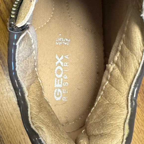 EUC GEOX MYRIA High Top Sneakers Bronze/Brown - Picture 9 of 10